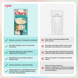 Inaba Churu Kylling Med Krabbe Opskrift - Kattegodbidder - 4X14 G