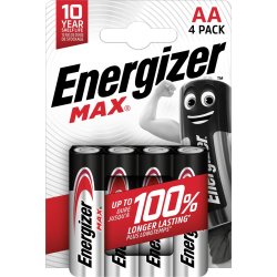 Energizer Max 437642 Batteri AA LR6 4 pakker Eco