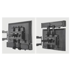 Maclean Mc-914 Universal Soundbar Mount Hjttalerholder Montering Under Tv Op Til 15 Kg