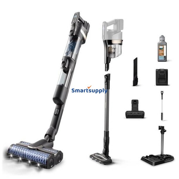 Philips Ledningsfri AquaTrio Stvsugning og Gulvvask 9000 Series