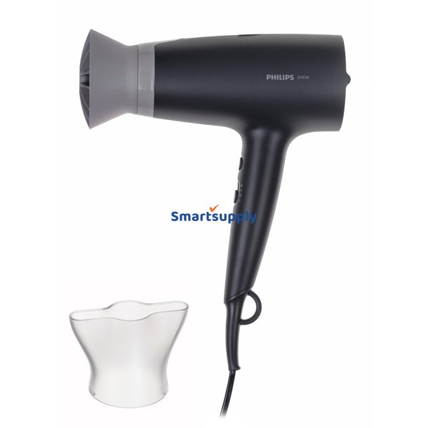 Philips 2100W hrtrrer med ThermoProtect-tilbehr