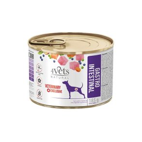4VETS Natural Gastro Intestinal Dog  - vdt hundefoder - 185 g