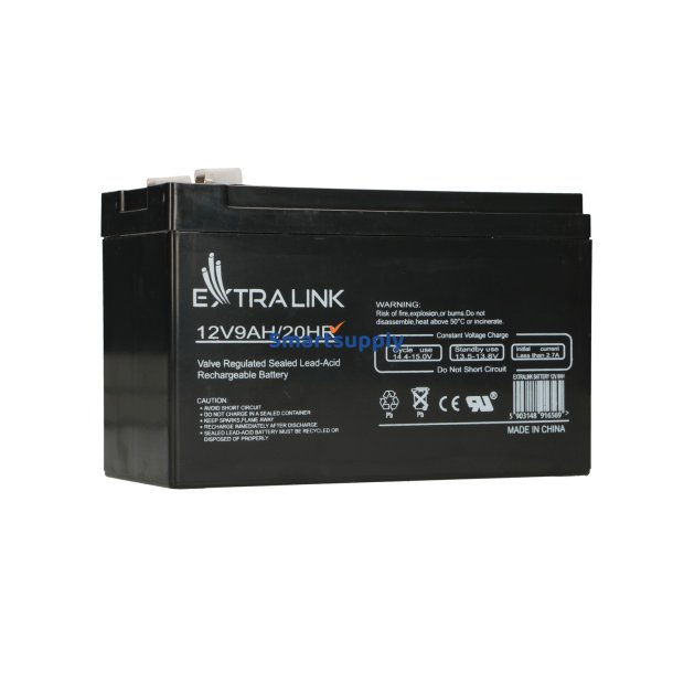 Extralink Batteri Agm 12V 9Ah Vedligeholdelsesfrit