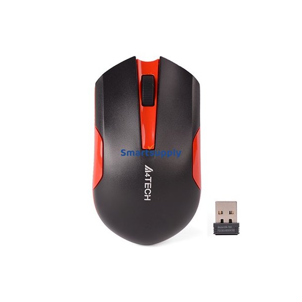 A4tech G3-200N Mus Ambidextrous Rf Trdls Optisk 1000 Dpi