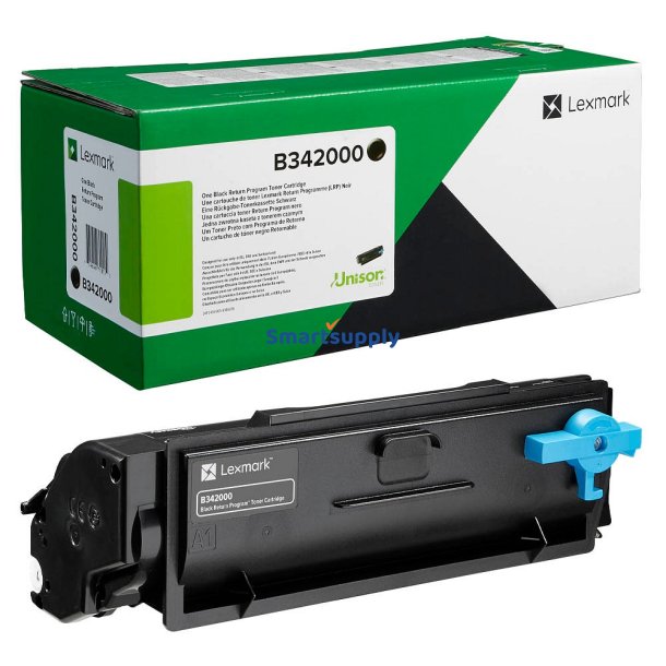 Lexmark B3340/B3442/MB3442 toner 1.500 sider original