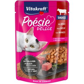 VITAKRAFT POESIE DELICE oksekd - vdfoder til katte - 85 g