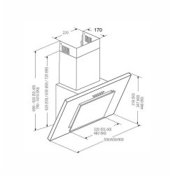 AKPO WK-4 NERO 2.0 60 White T300 Linear LED/Controller Hood