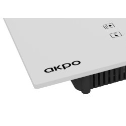 AKPO PIA 6802 WHITE induktionskogeplade - 2 felter