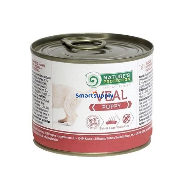 NATURENS BESKYTTELSE Hvalpe Kalvekd - vdfoder til hvalpe - 200 g