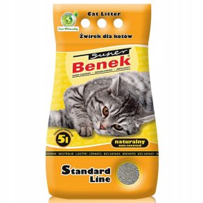 Certech Super Benek Standard Natural - Klumpende kattegrus 5 l