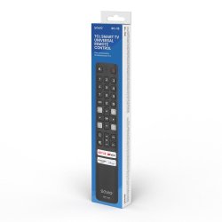 Savio Rc-15 Universal/Erstatning For Tcl Smart Tv Fjernbetjening Ir Trdls Tryk P Knapper