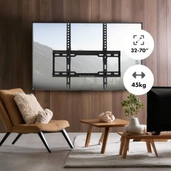 Maclean Vgmonteringsbeslag 32"-70" Vesa 400X400 45 Kg Vip Justerbar