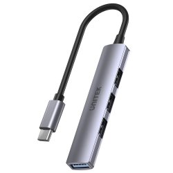 Hub Unitek H1208b Usb-C / 3X Usb-A 2.0, Usb-A 3.0