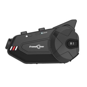 Intercom til motorcykler FREEDCONN R1 PLUS E Sort