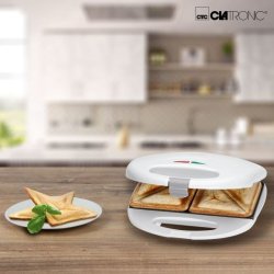 Clatronic ST 3477 sandwichtoaster 750 W Hvid