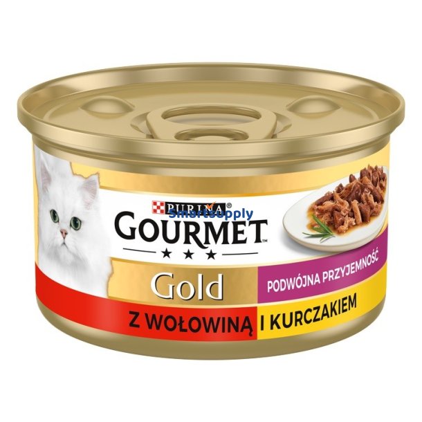 Gourmet Gold - Bland Oksekd Og Kylling 85G