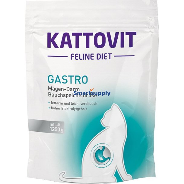 Kattovit Gastro 1.25kg t�rfoder til kat 1,25 kg Adult Gr�ntsag