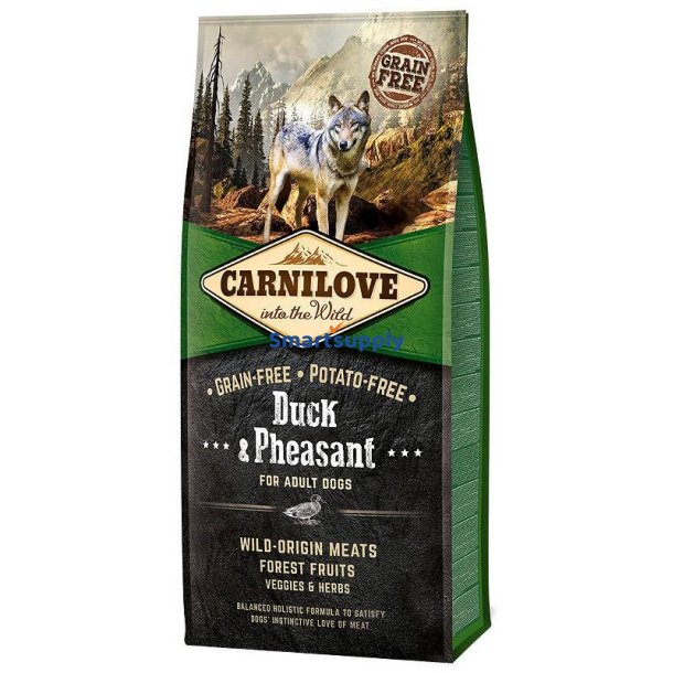 Carnilove Voksen And &amp; Fasan - Trfoder Til Hunde - 12 Kg