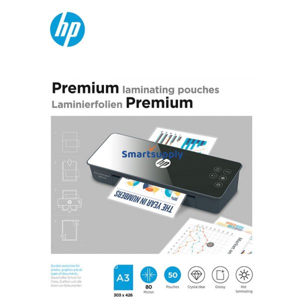 HP Premium lamineringsfilm A3 50 stk