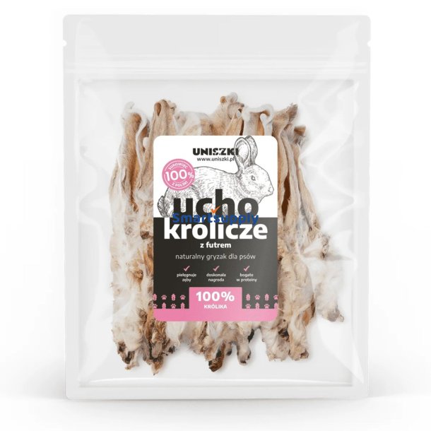 Uniszki Kaninre Med Pels - Godbid Til Hunde - 20 Stk