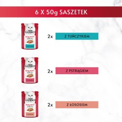 GOURMET Mon Petit Fish Mix - vdt kattefoder - 6 x 50 g