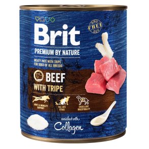 BRIT Premium by Nature Beef with tripe - vdt hundefoder - 800g