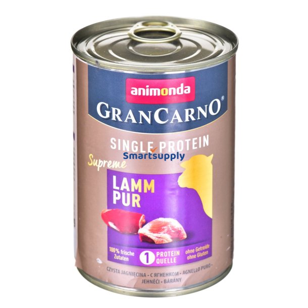 animonda GranCarno 4017721824286 fugtig mad til hund Lam Adult 400 g