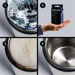 Frischer flaske- og termokande-rengringstabletter 10 stk.