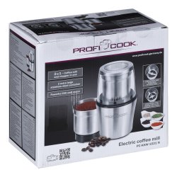 Clatronic PC-KSW 1021 kaffemlle 200 W Rustfrit stl