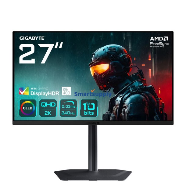 Gigabyte Mo27q2 27" Oled Qhd Gaming Monitor - 2560 X 1440, 240Hz, 0,03Ms, 250 Cd/M