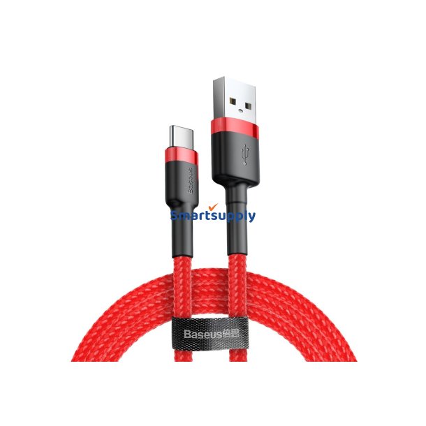 Baseus Cafule USB Kabel USB 2.0 0.5 M Usb-A Usb-C Rd