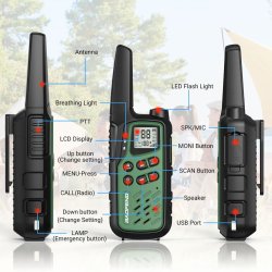 Walkie-Talkie Baofeng Bf-T25e Grn