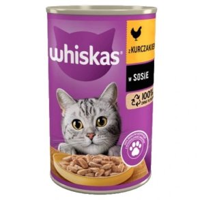 WHISKAS Chicken in sauce - vdfoder til katte - 400g