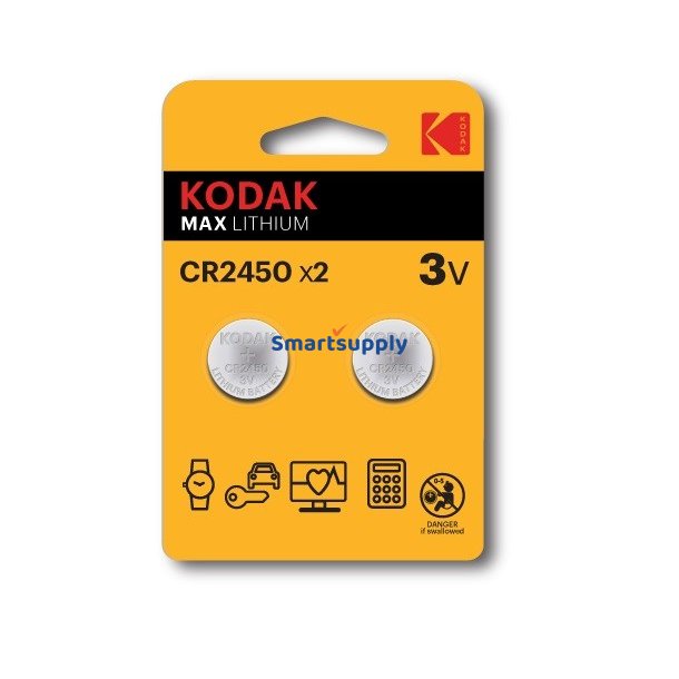 Kodak Cr2450 Engangsbatteri Lithium