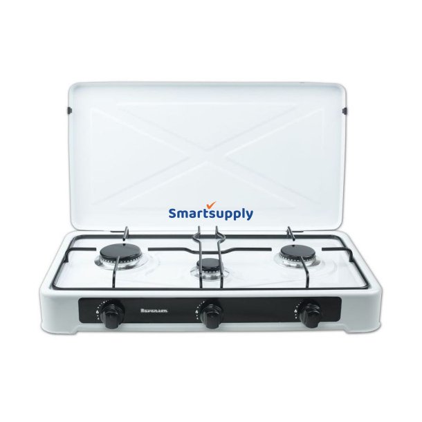 Bordplade Gas Ravanson K-03Tb [Hvid, 3 Zone(R)]