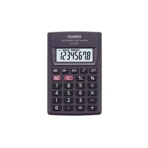 CASIO HL-4A-B 8-cifret lommeregner 56x87mm sort