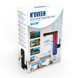 Gennemstrmningsvandvarmer N'OVEEN IWH965 INOX BLACK