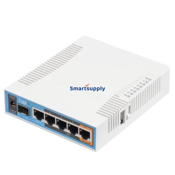 Mikrotik hAP ac 500 Mbit/s Hvid Strm over Ethernet (PoE)
