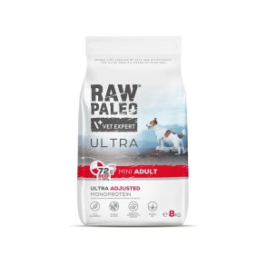 VET EXPERT RAW PALEO Ultra Mini Adult Oksekd - trt hundefoder - 8 kg