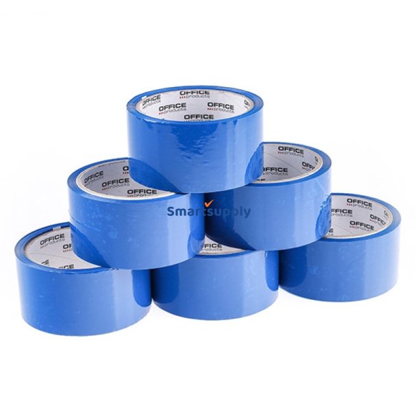 Bl pakketape strk og stjsvag 48 mm x 46 m - 6 stk