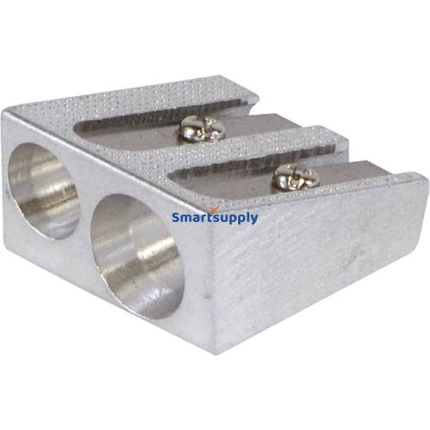 Blyantspidser aluminium dobbelt hul 8mm/11mm