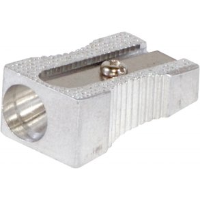 Blyantspidser aluminium enkel hul 8mm