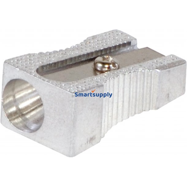 Blyantspidser aluminium enkel hul 8mm