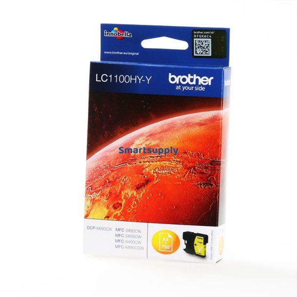 Brother LC1100 Gul blkpatron 10,1ml original