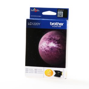 Brother LC1220 Gul blkpatron 5,5ml original