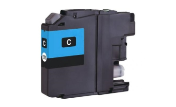 Brother LC125XL Cyan bl�kpatron 16ml kompatibel