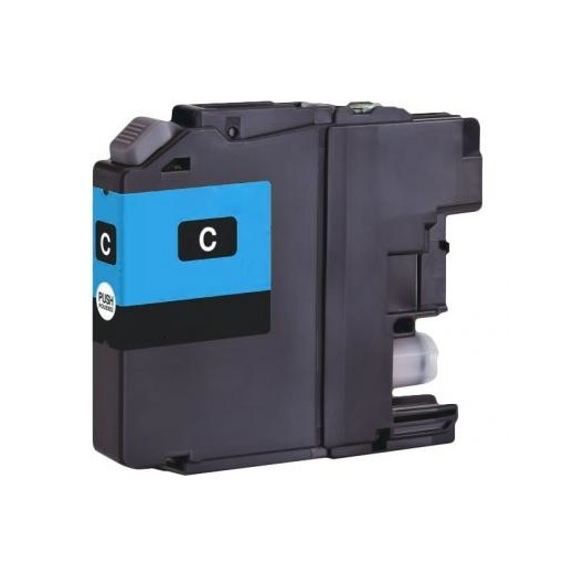 Brother LC125XL Cyan bl�kpatron 16ml kompatibel