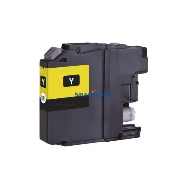 Brother LC125XL Gul blkpatron 16ml kompatibel