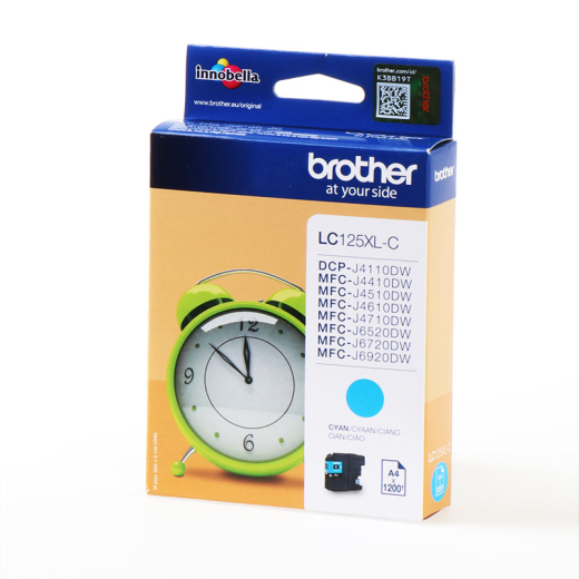 Brother LC125XL Cyan bl�kpatron 8ml original