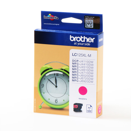 Brother LC125XL Magenta bl�kpatron 8ml original